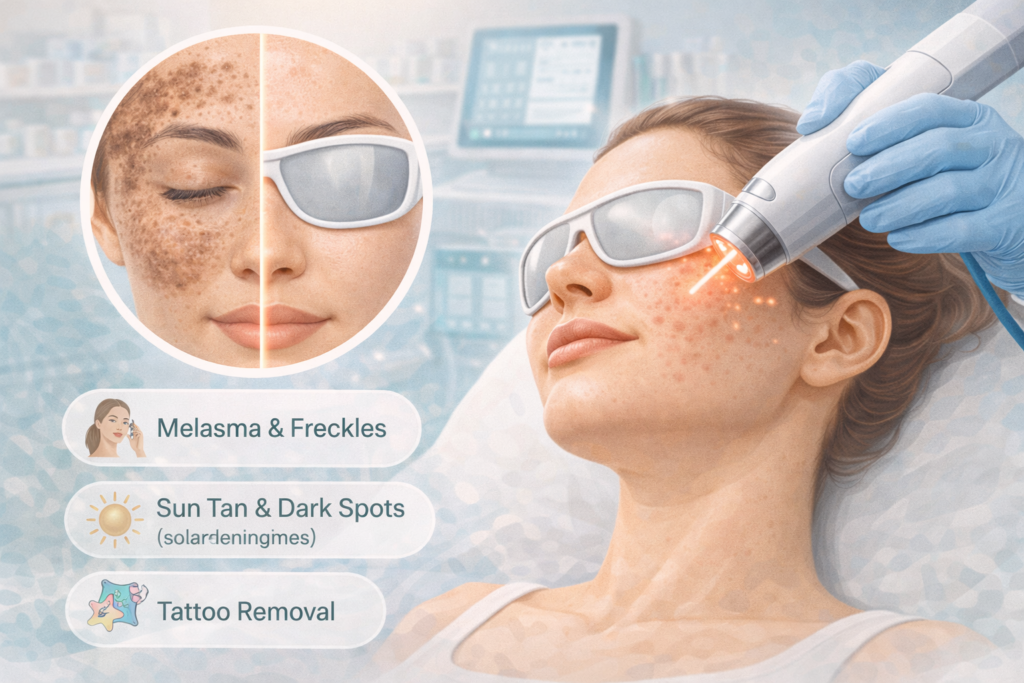 Q Switch Laser – Targeted Pigmentation Removal