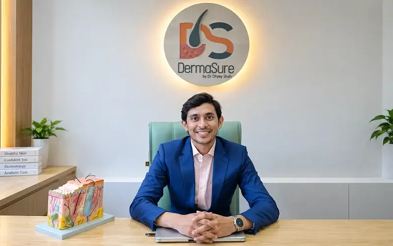Dr. dhyey shah at Dermasure Clinic in Ahmedabad