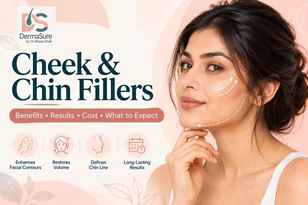 cheek and chin filler treatment in ahmedabad